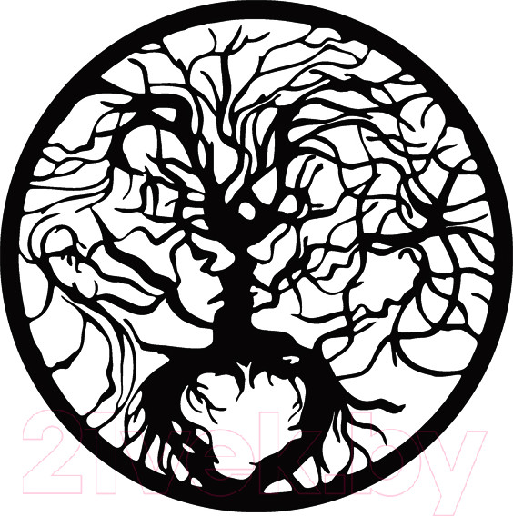 Изображение товара Декор настенный Arthata Дерево жизни 60x60-B / 029-1