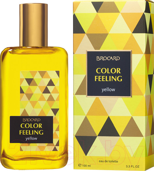 Изображение товара Туалетная вода Brocard Чувство Цвета. Желтый (100мл)