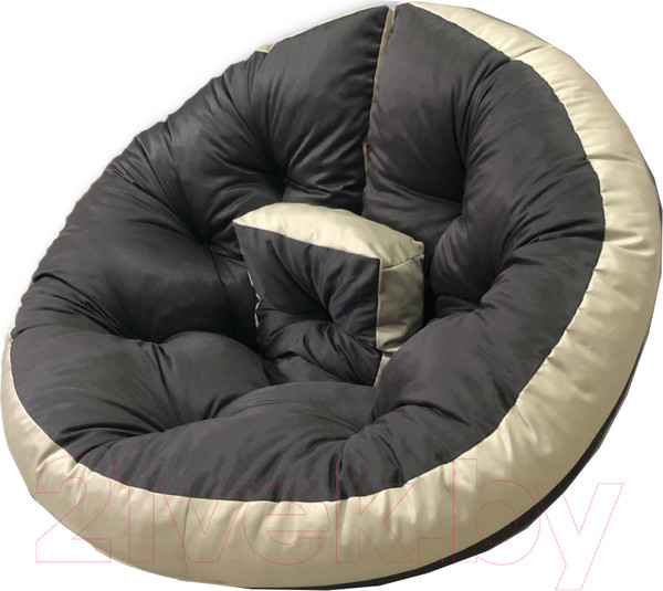 Изображение товара Бескаркасное кресло-трансформер Angellini 9с0013тр (L, коричневый/бежевый)