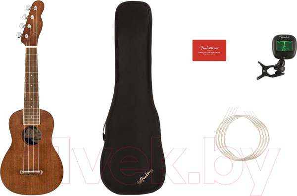 Изображение товара Укулеле Fender Seaside Soprano Uke Pack
