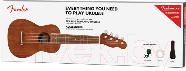 Изображение товара Укулеле Fender Seaside Soprano Uke Pack