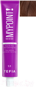 Изображение товара Гель-краска для волос Tefia Mypoint Tone On Tone 7/8 (60мл, блондин коричневый)