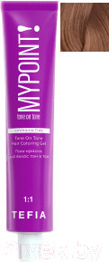 Изображение товара Гель-краска для волос Tefia Mypoint Tone On Tone 8/8 (60мл, светлый блондин коричневый)
