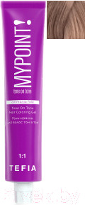 Изображение товара Гель-краска для волос Tefia Mypoint Tone On Tone 8/81 (60мл, светлый блондин коричнево-пепельный)