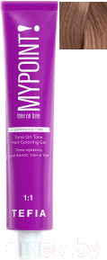 Изображение товара Гель-краска для волос Tefia Mypoint Tone On Tone 8/87 (60мл, светлый блондин коричнево-фиолетовый)