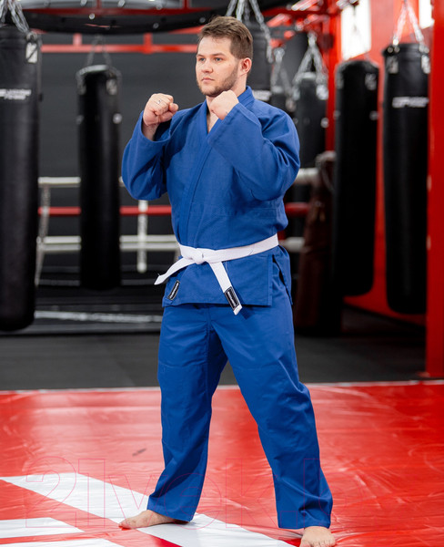 Изображение товара Кимоно для дзюдо BoyBo Синее (р-р 0/130)