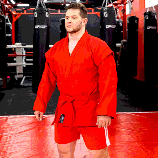 Изображение товара Куртка для самбо BoyBo BSJ120 (р-р 2/150, красный)