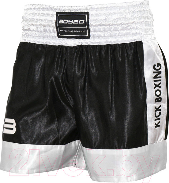 Изображение товара Шорты для бокса BoyBo Для кикбоксинга (M, черный)