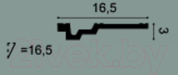 Изображение товара Плинтус потолочный Orac Decor C353