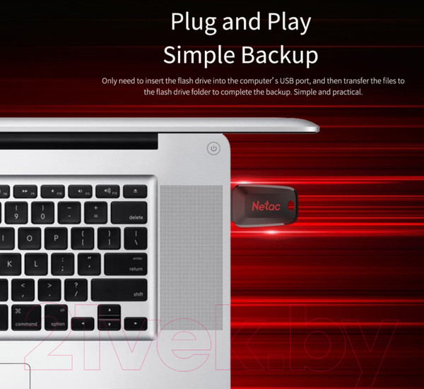 Изображение товара USB flash накопитель Netac USB Drive U197 USB2.0 8GB (NT03U197N-008G-20BK)