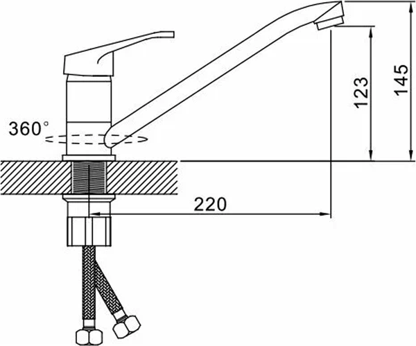 Изображение товара Смеситель Эверест B49-028