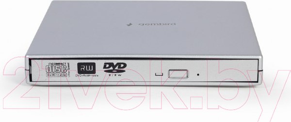 Изображение товара Привод DVD Multi Gembird DVD-USB-02-SV (серебристый)
