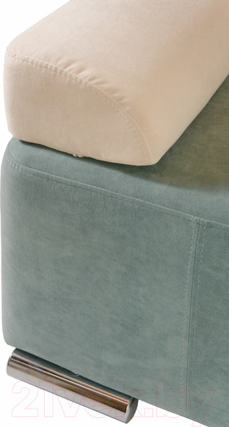 Изображение товара Диван KRONES Атлант 1 (микровелюр зеленый/бежевый)