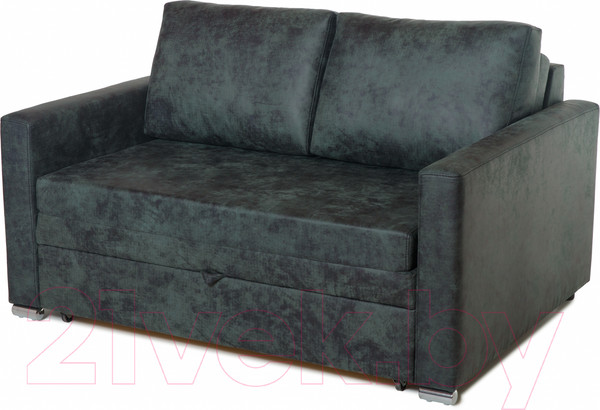 Изображение товара Диван KRONES Афродита выкатная 195x120 (искуственная замша серо-зеленый)