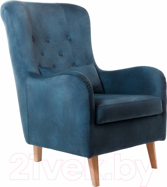 Изображение товара Кресло мягкое KRONES Калипсо (велюр темно-синий)