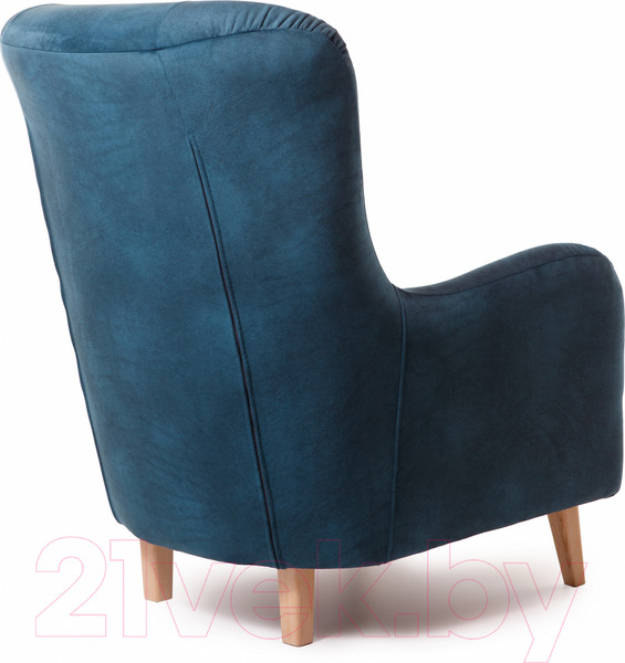 Изображение товара Кресло мягкое KRONES Калипсо (велюр темно-синий)