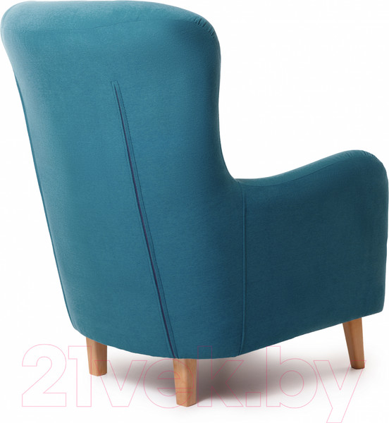 Изображение товара Кресло мягкое KRONES Калипсо (велюр лазурный)
