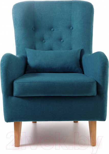 Изображение товара Кресло мягкое KRONES Калипсо (велюр лазурный)