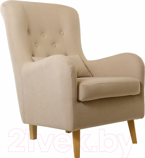 Изображение товара Кресло мягкое KRONES Калипсо (велюр бежевый)