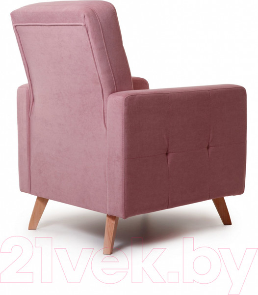 Изображение товара Кресло мягкое KRONES Тесей (велюр пыльной розы)