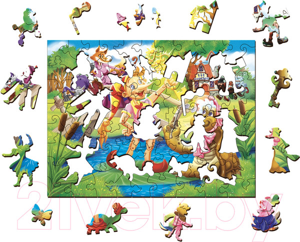 Изображение товара Пазл Нескучные игры Буратино / 8302