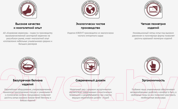 Изображение товара Умывальник Kirovit Классик 120