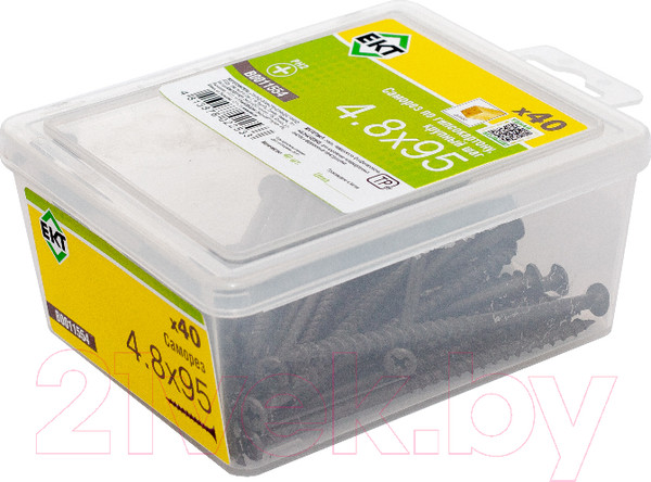 Изображение товара Саморез ЕКТ Для гипсокартона 4.8x95 крупный шаг / B0011554 (40шт)