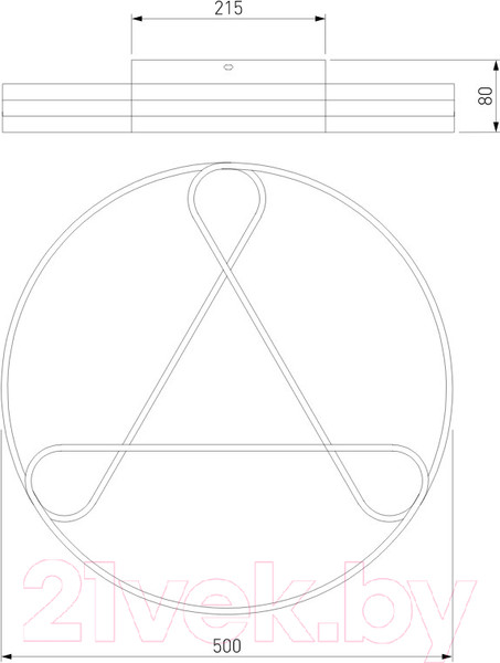 Изображение товара Потолочный светильник Евросвет 90232/3 (белый)