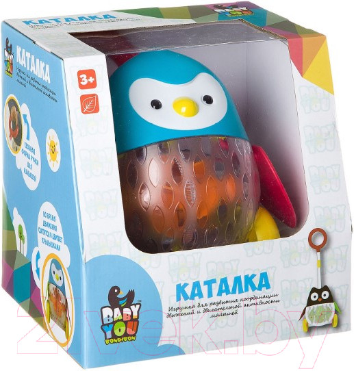 Изображение товара Игрушка-каталка Bondibon Пингвин / ВВ2379