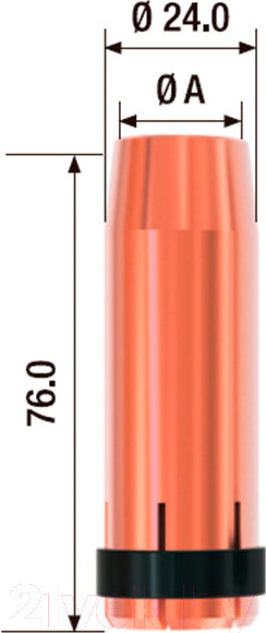 Изображение товара Горелка сварочная Fubag FB 500 / 38453 (4м)