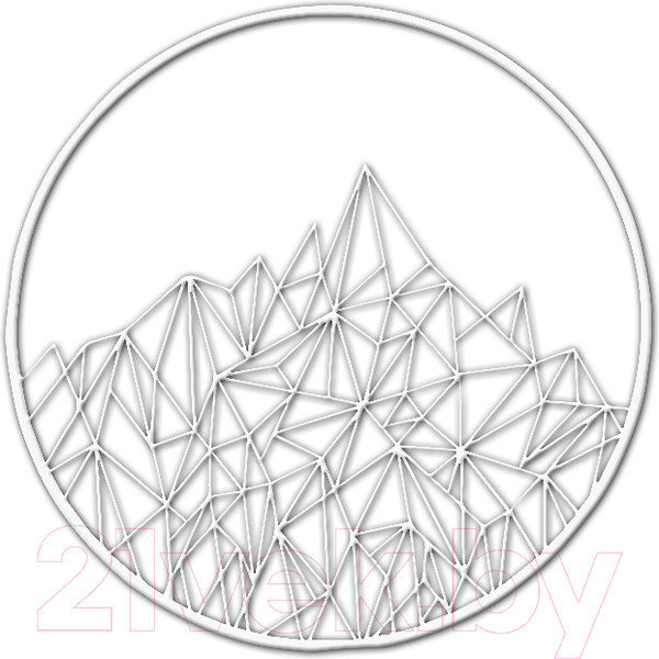 Изображение товара Декор настенный Arthata Горный хребет 60x60-V / 031-1