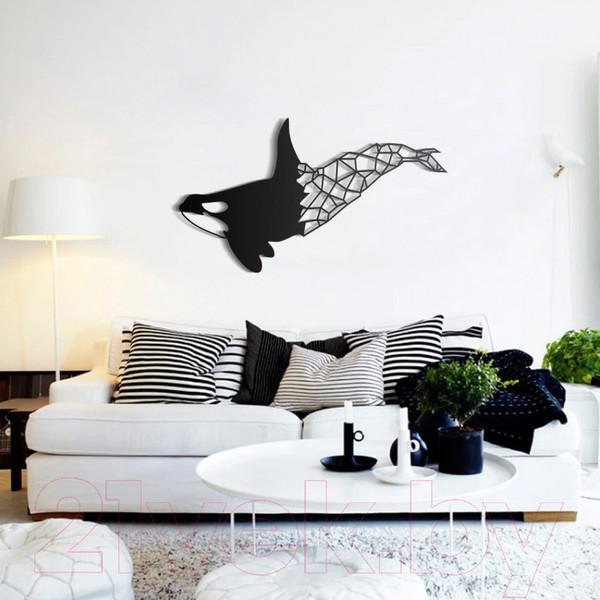 Изображение товара Декор настенный Arthata Кит убийца 35x65-B / 032-1