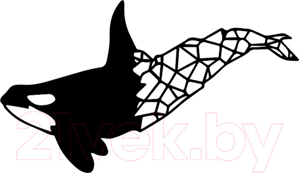 Изображение товара Декор настенный Arthata Кит убийца 35x65-B / 032-1