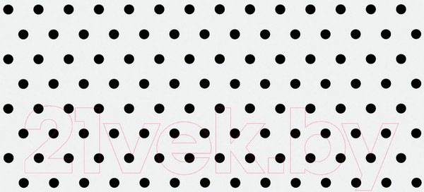 Изображение товара Декоративная плитка Cersanit Evolution Точки (200x440, черно-белый)