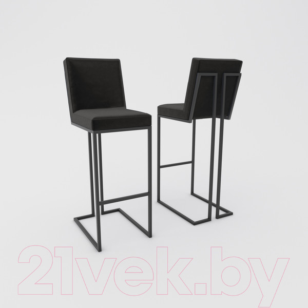 Изображение товара Стул барный Hype Mebel Морган (черный/черный)