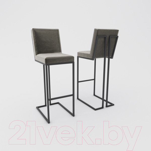 Изображение товара Стул барный Hype Mebel Морган (черный/серый)