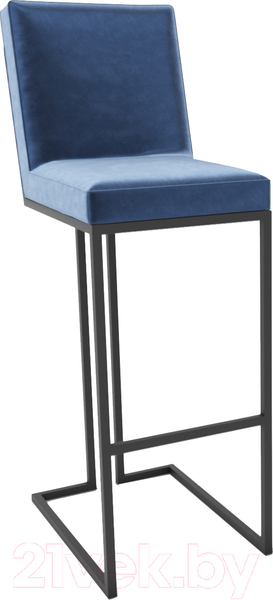 Изображение товара Стул барный Hype Mebel Морган (черный/синий)