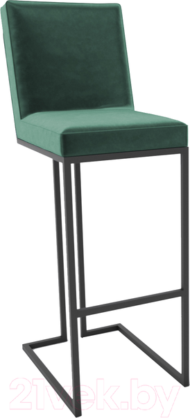 Изображение товара Стул барный Hype Mebel Морган (черный/зеленый)