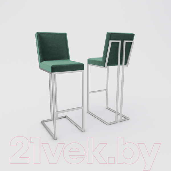 Изображение товара Стул барный Hype Mebel Морган (белый/зеленый)