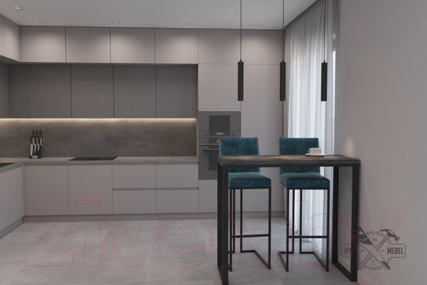 Изображение товара Стул барный Hype Mebel Морган (белый/зеленый)