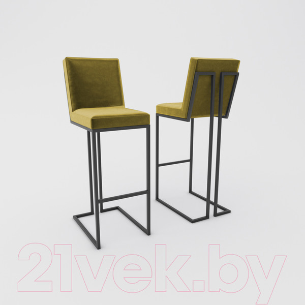 Изображение товара Стул барный Hype Mebel Морган (черный/золото)