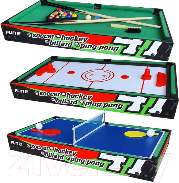 Изображение товара Игровой стол DFC Fun 2 Траснформер 4-в-1
