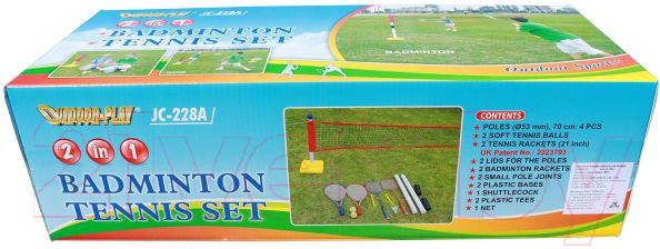 Изображение товара Набор активных игр DFC Бадминтон/Теннис GOAL228A
