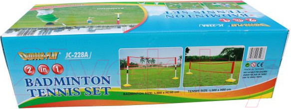 Изображение товара Набор активных игр DFC Бадминтон/Теннис GOAL228A