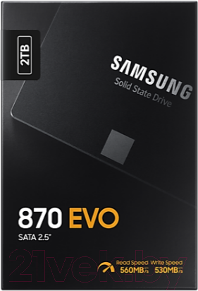 Изображение товара SSD диск Samsung 870 Evo Plus 2 TB (MZ-77E2T0BW)