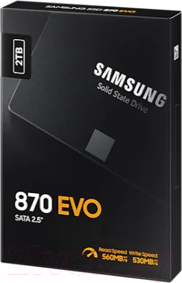 Изображение товара SSD диск Samsung 870 Evo Plus 2 TB (MZ-77E2T0BW)