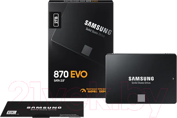 Изображение товара SSD диск Samsung 870 Evo Plus 2 TB (MZ-77E2T0BW)