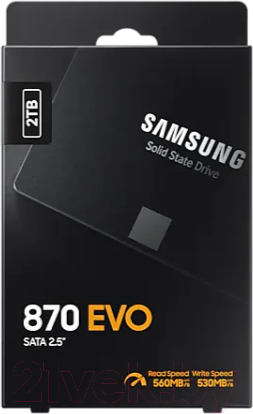 Изображение товара SSD диск Samsung 870 Evo Plus 2 TB (MZ-77E2T0BW)