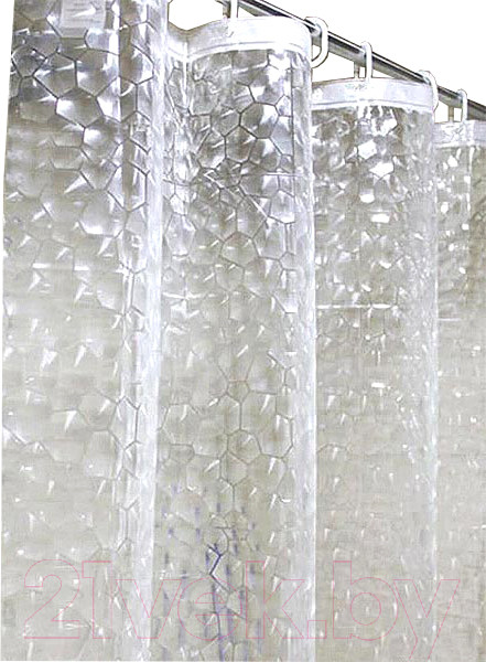 Изображение товара Шторка-занавеска для ванны MONAMI BM06-180x200 W