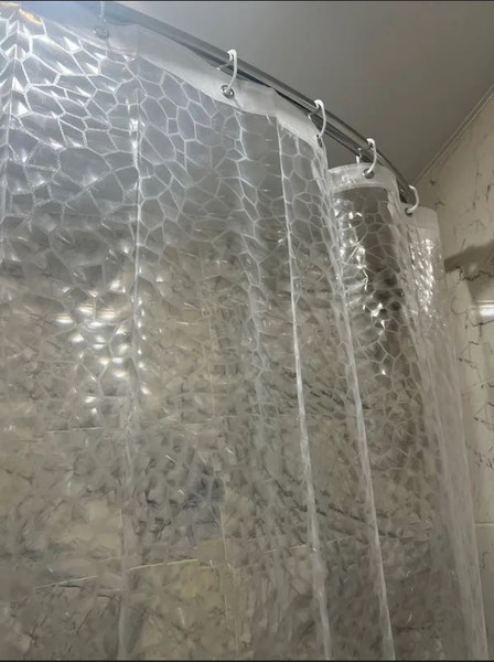 Изображение товара Шторка-занавеска для ванны MONAMI BM06-180x200 W